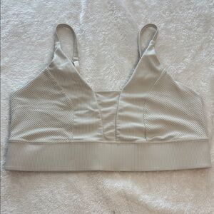 Old Navy Women's Light Beige Ribbed Bralette